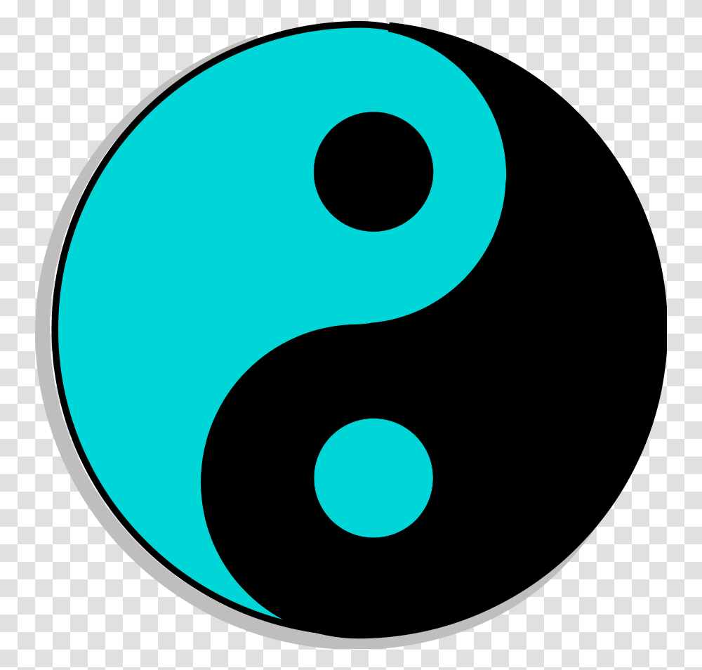 Yang Yin Yang Colored, Number, Alphabet Transparent Png