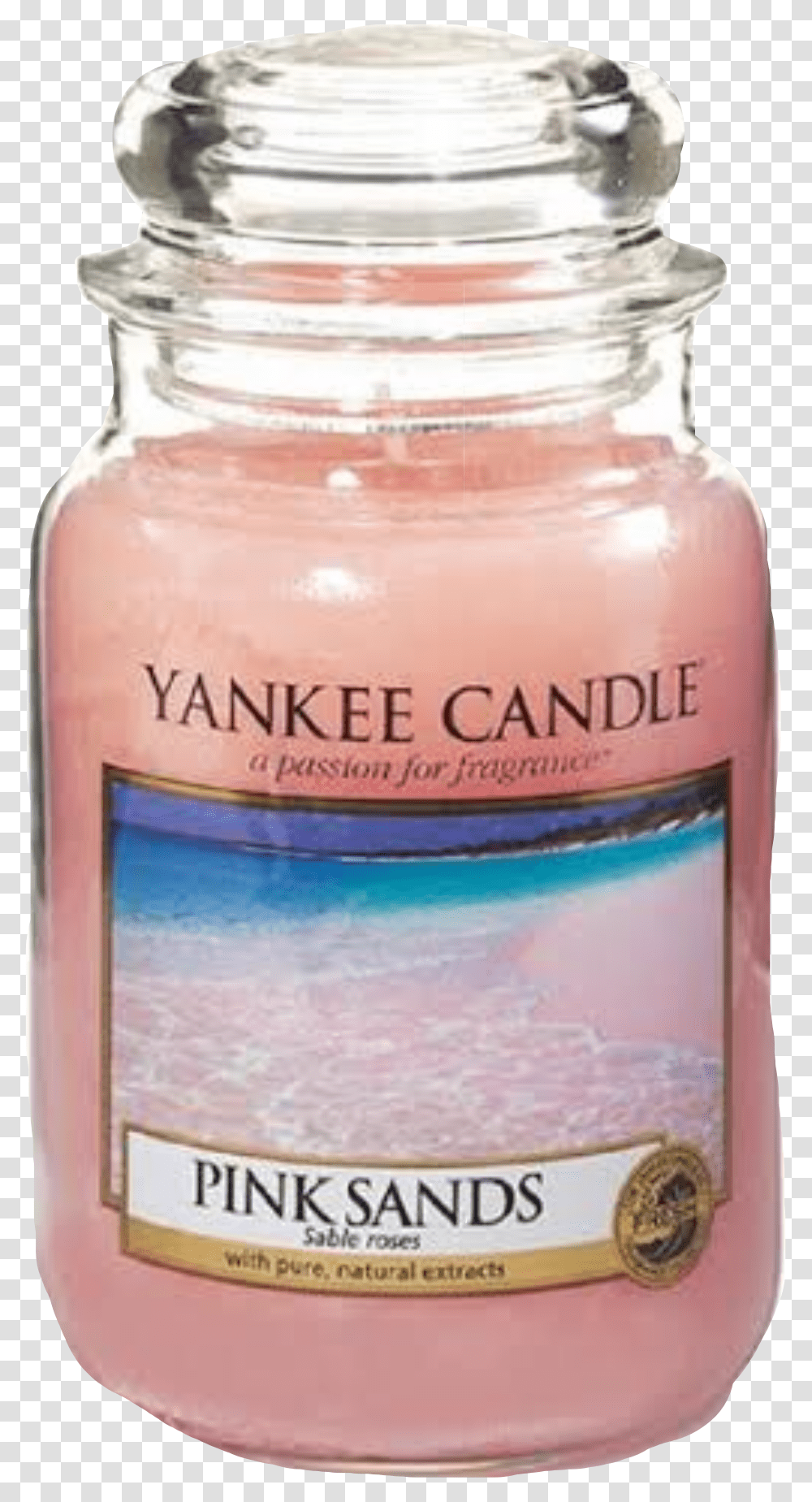 Yankee Candle Candles Yankeecandles Aesthetic Pink Sands Large Yankee Candle, Cosmetics, Wedding Cake, Dessert, Food Transparent Png