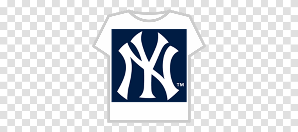 Yankees Logopng Roblox Trash T Shirt Roblox, Text, Symbol, Alphabet, Clothing Transparent Png