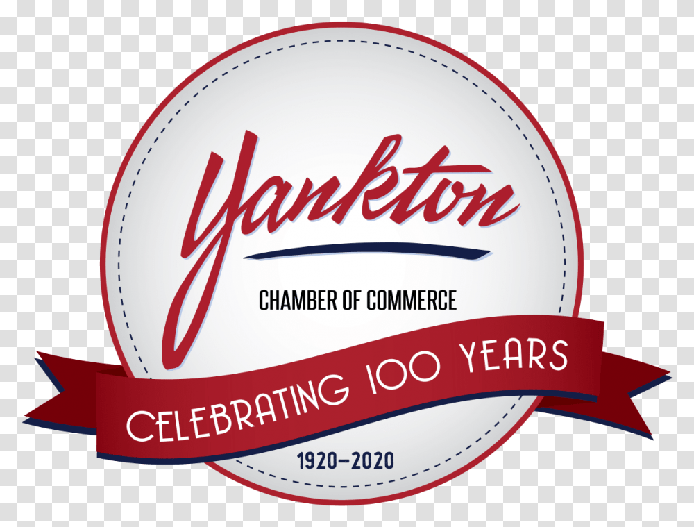 Yankton Chamber Of Commerce Logo Calligraphy, Label Transparent Png