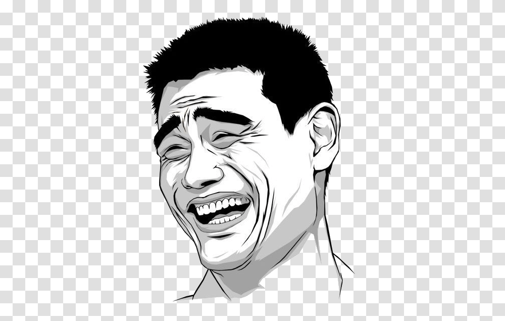 Yao Ming Face Clipart Scared, Person, Human, Head, Smile Transparent Png