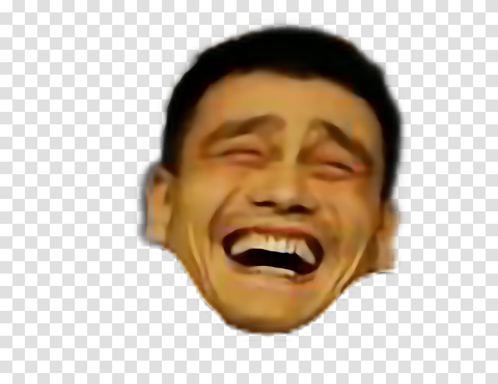 Yaoming Front Left Yao Ming Face Edit, Head, Person, Smile, Laughing Transparent Png