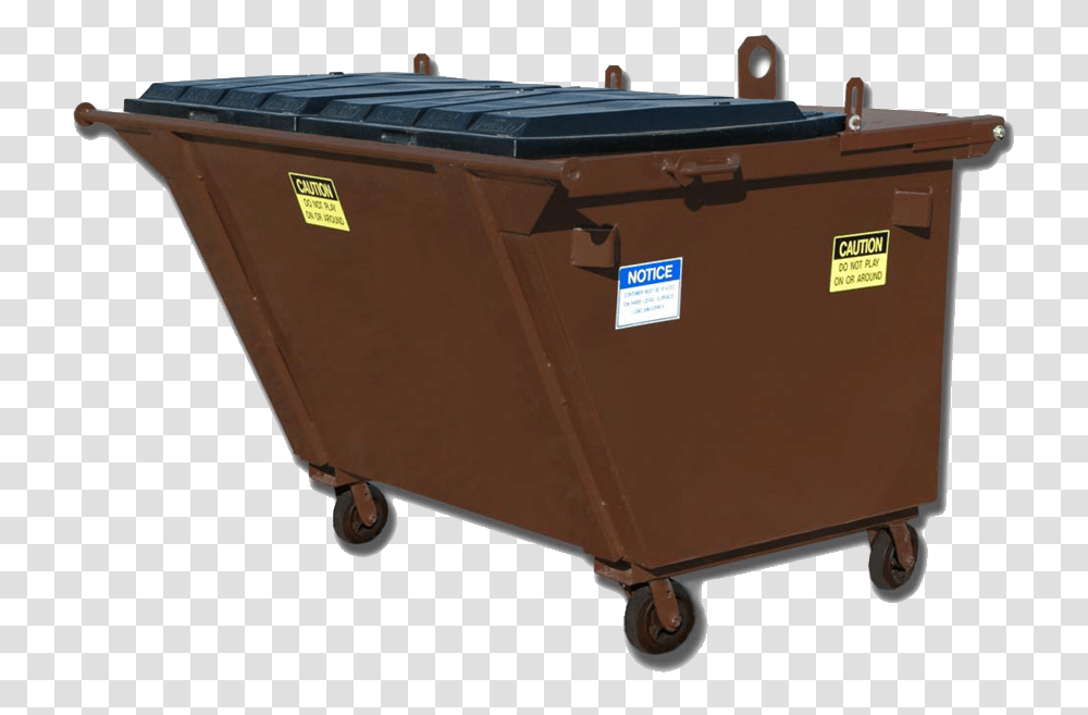 Yard Commercial Dumpster Hand Luggage, Box, Trash Can, Tin, Cooler Transparent Png