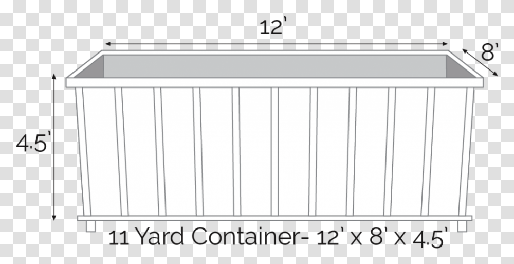 Yard Dumpster Architecture, Label, Number Transparent Png