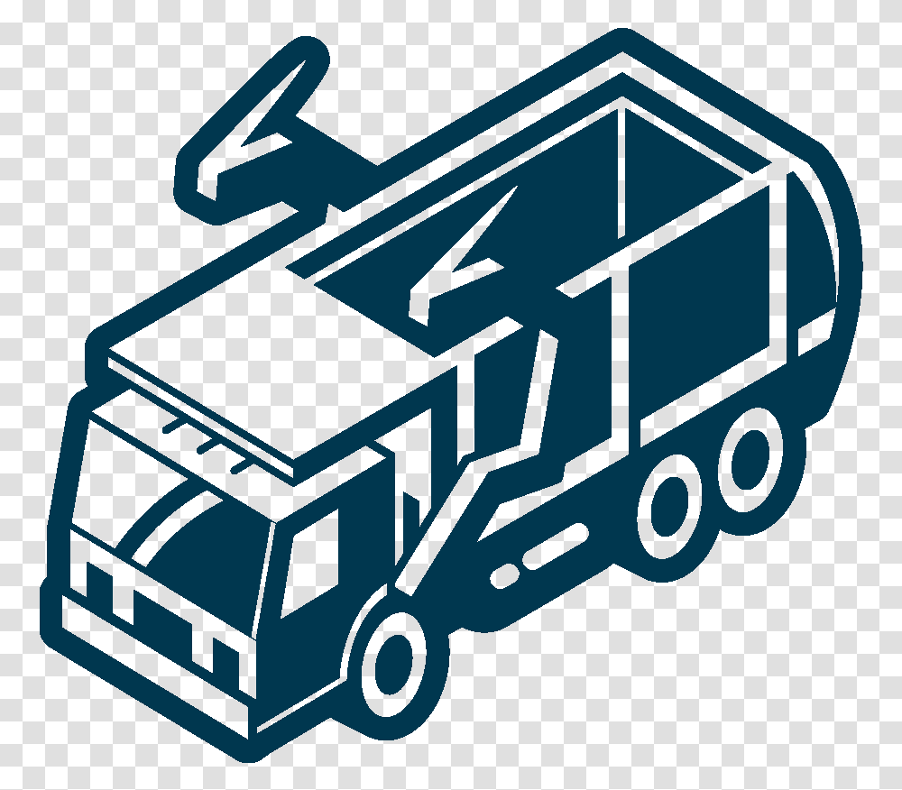 Yard Dumpster, Van, Vehicle, Transportation, Ambulance Transparent Png