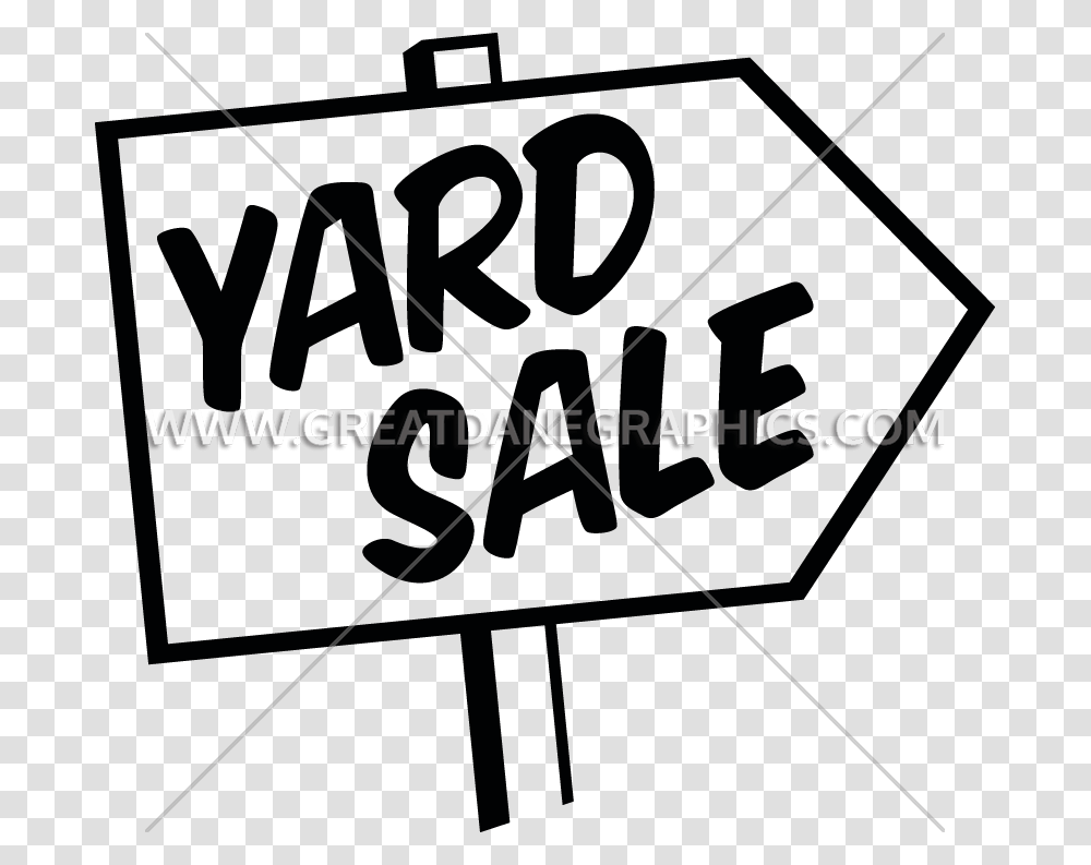 Yard Sign Clipart Black And White Yard Sale Sign, Alphabet, Word Transparent Png
