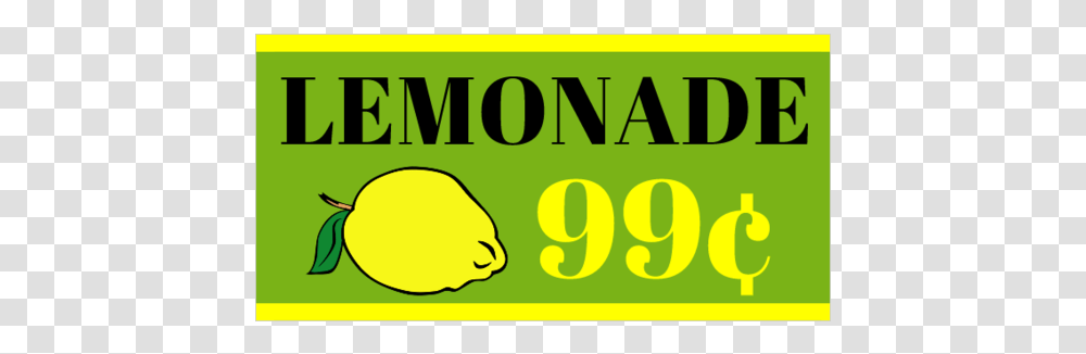 Yard Signs Green Lemonade Stand Sign Personalized Banner Sign, Plant, Number Transparent Png