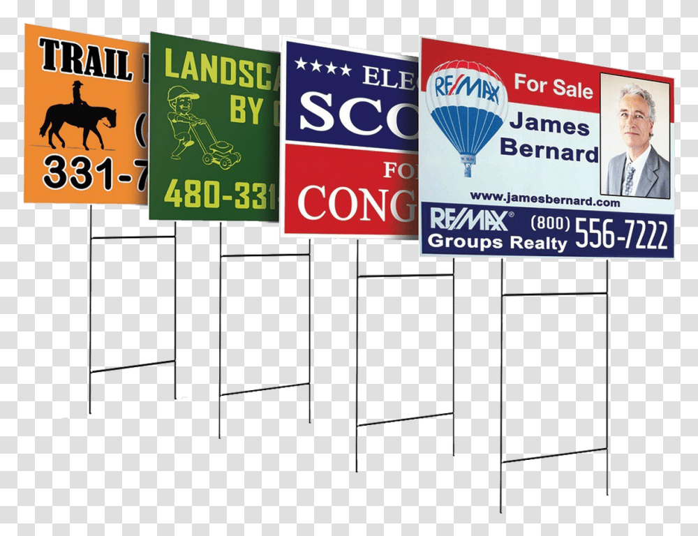Yard Signs Printing Outdoor Signs, Person, Human, Road Sign Transparent Png