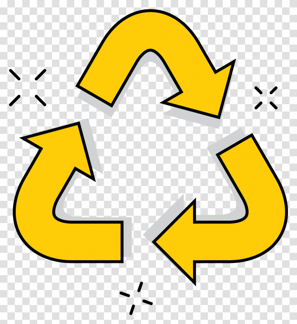 Yard Signs Vertical, Recycling Symbol Transparent Png