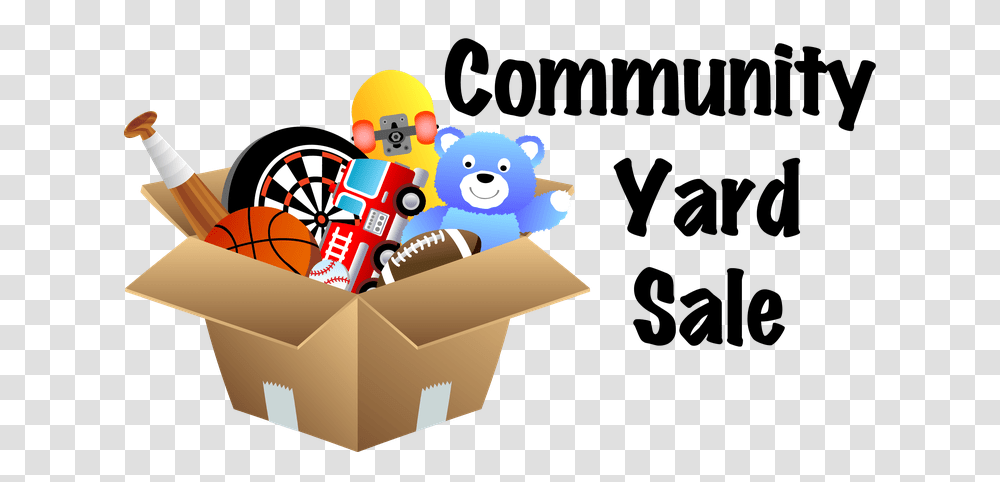 Yardsale Community Yard Sale, Toy, Box, Carton, Cardboard Transparent Png