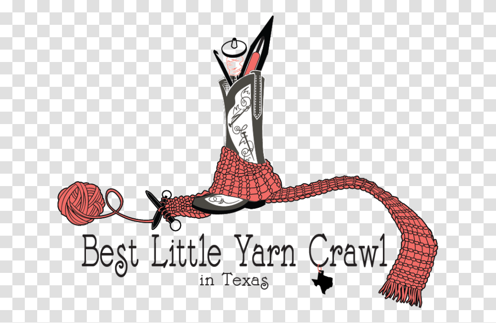 Yarn Crawl Logo 2019 Best Little Yarn Crawl In Texas, Footwear, Shoe Transparent Png