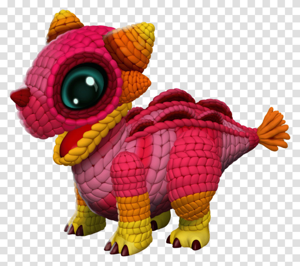 Yarn Dragon Baby, Toy, Reptile, Animal, Figurine Transparent Png