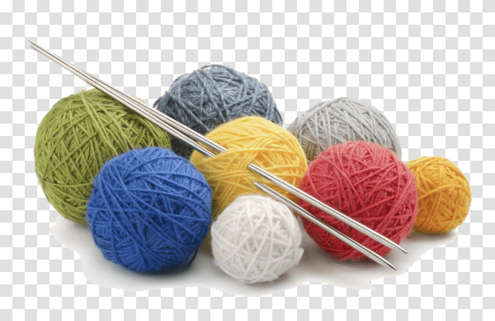 Yarn Knitting Needles And Wool Transparent Png