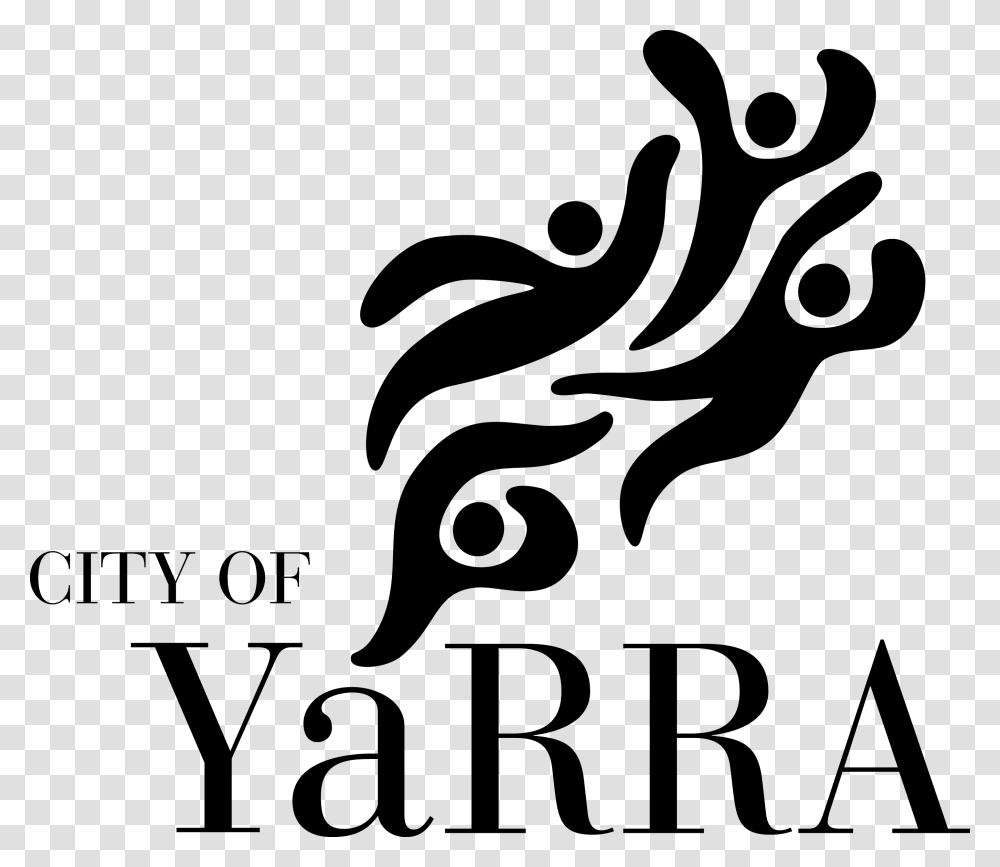 Yarra Logo Black Mental Health First Aid, Stencil Transparent Png