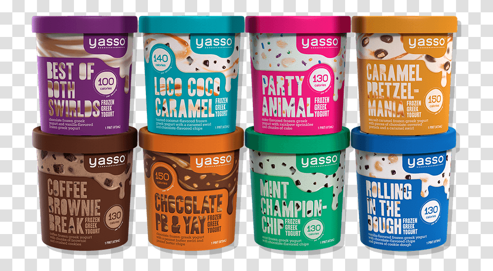 Yasso Ice Cream Pints, Food, Dessert, Beer, Alcohol Transparent Png