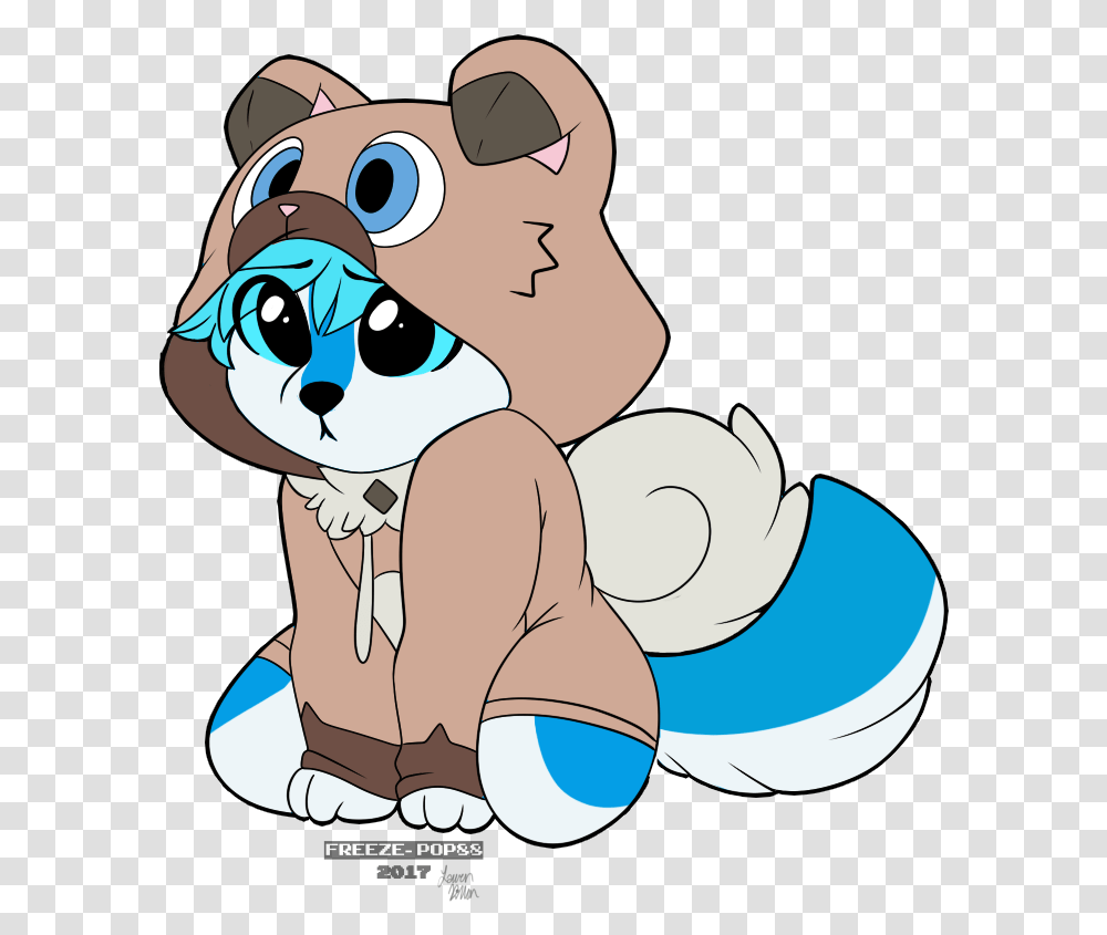 Ych Commission Frosty Rockruff Hoodie Cartoon, Drawing Transparent Png