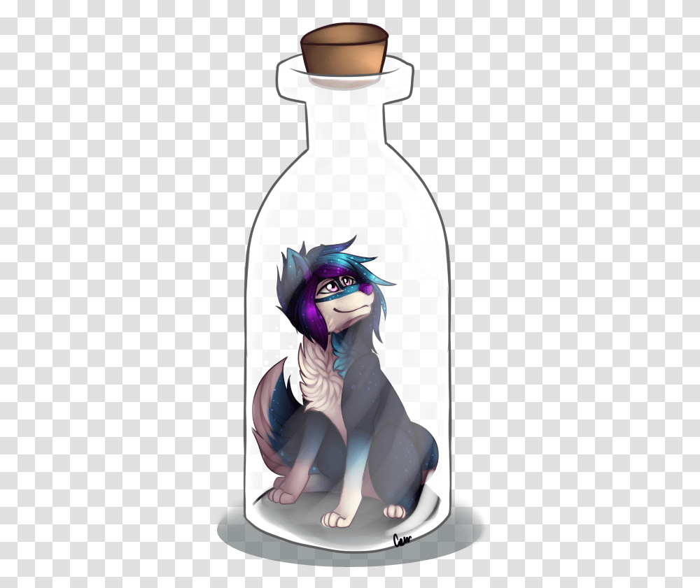 Ych Message In A Bottle Water Bottle, Manga, Comics, Book, Tabletop Transparent Png
