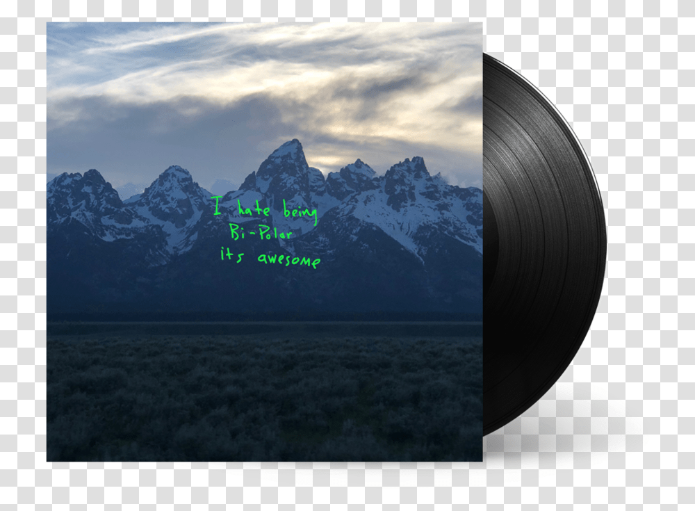 Ye Kanye West Vinyl, Mountain, Outdoors, Nature, Peak Transparent Png