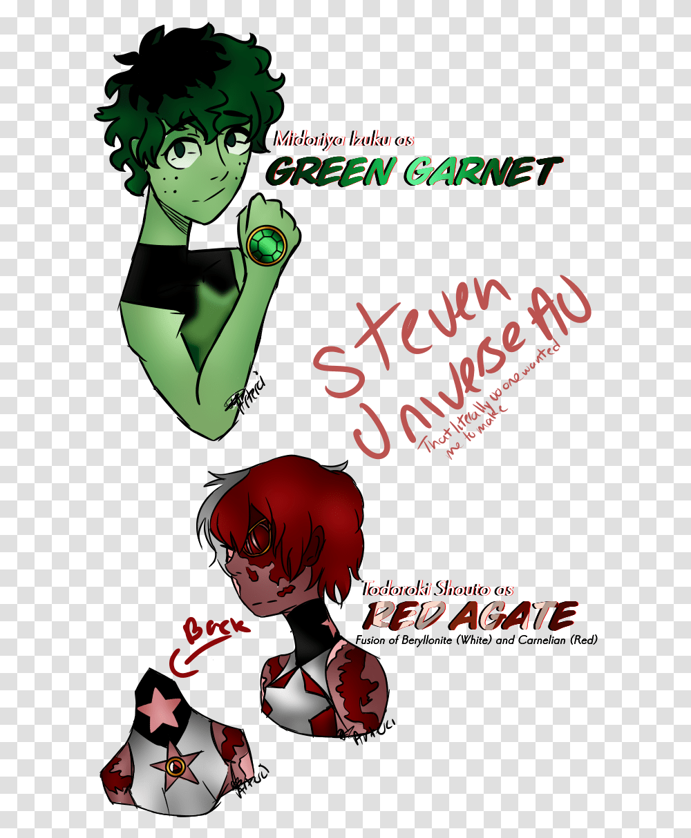 Yea So A Steven Universe Au No One But Me Wanted Bnha X Steven Universe, Advertisement, Poster, Flyer, Paper Transparent Png