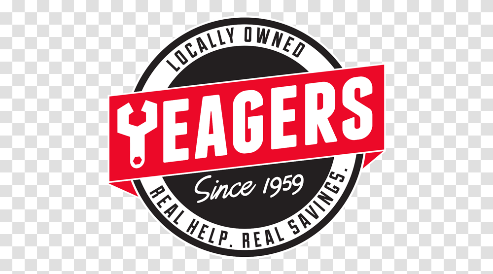 Yeagers Hardware, Label, Logo Transparent Png