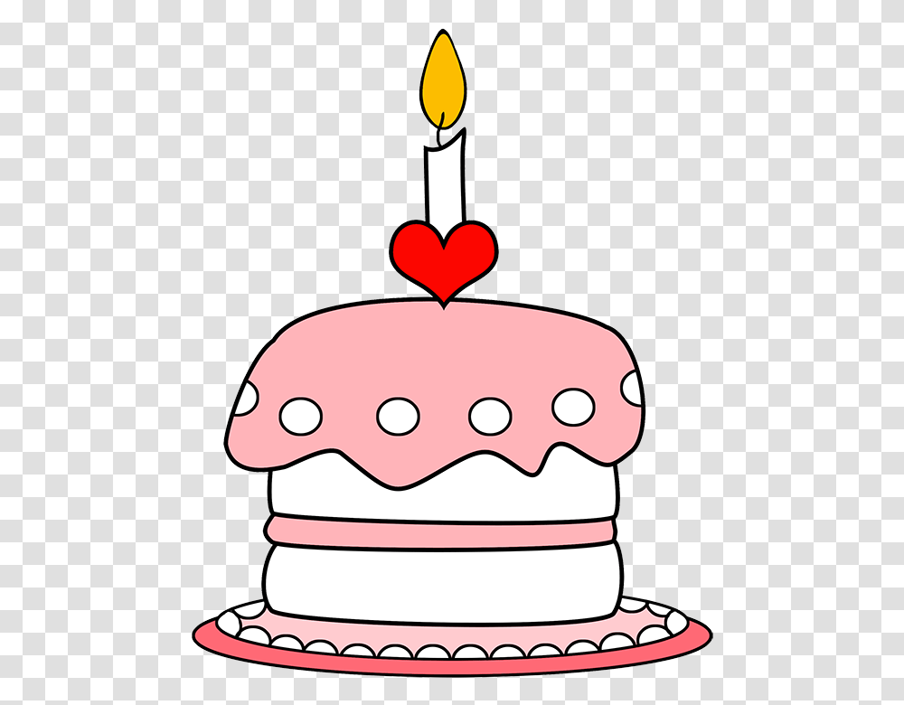 Year Birthday Candles Pink Birthday Cake Clipart, Icing, Cream, Dessert, Food Transparent Png