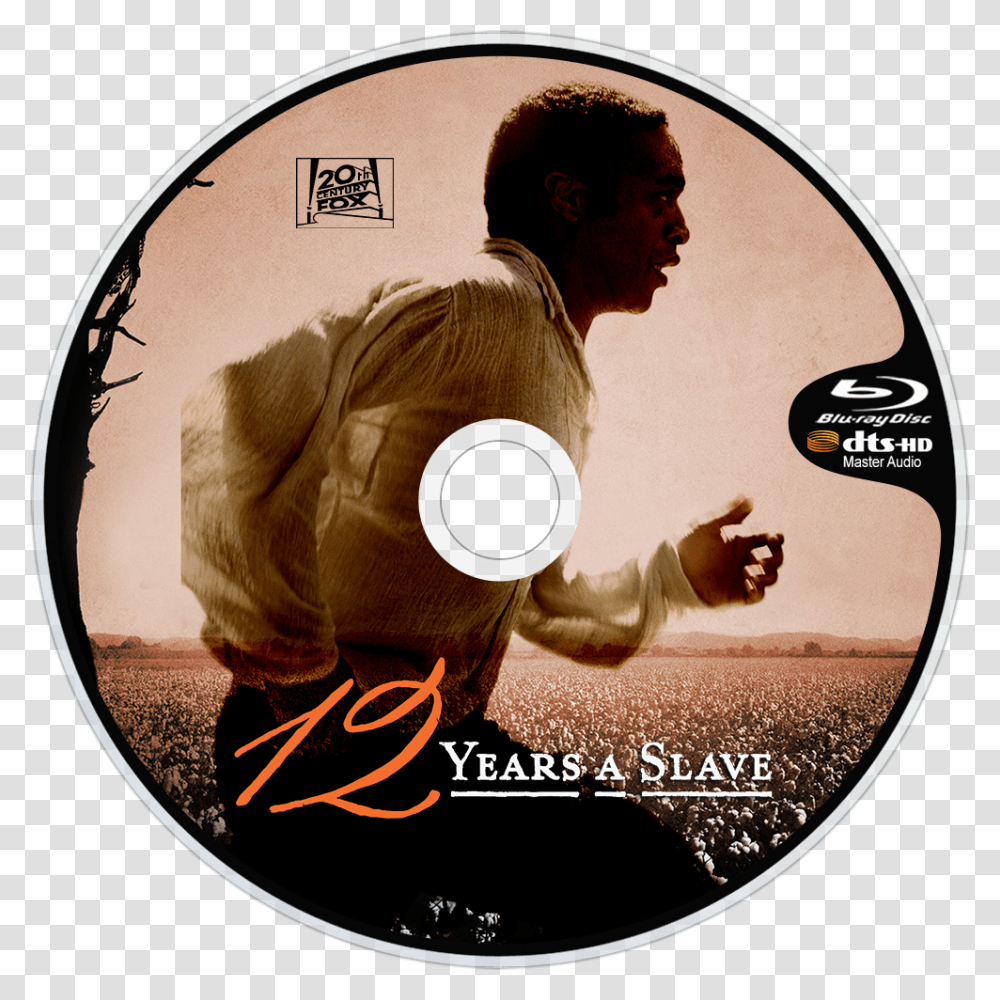 Years A Slave 2013 Movie Poster, Disk, Dvd, Person, Human Transparent Png
