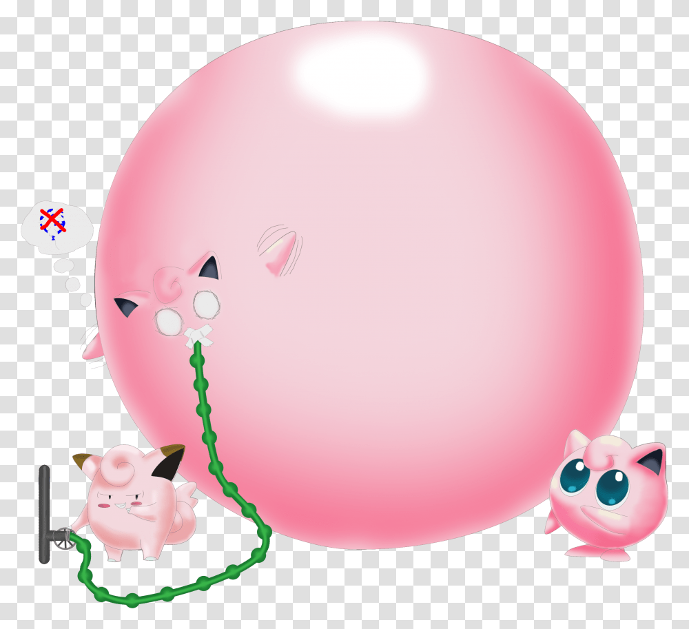 Years Ago Jigglypuff Pump Infaltion, Balloon, Sphere, Piggy Bank Transparent Png
