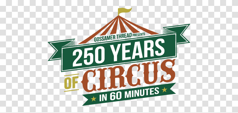 Years Of Circus In 60 Minutes 250 Years Circus, Word, Alphabet, Text, Label Transparent Png