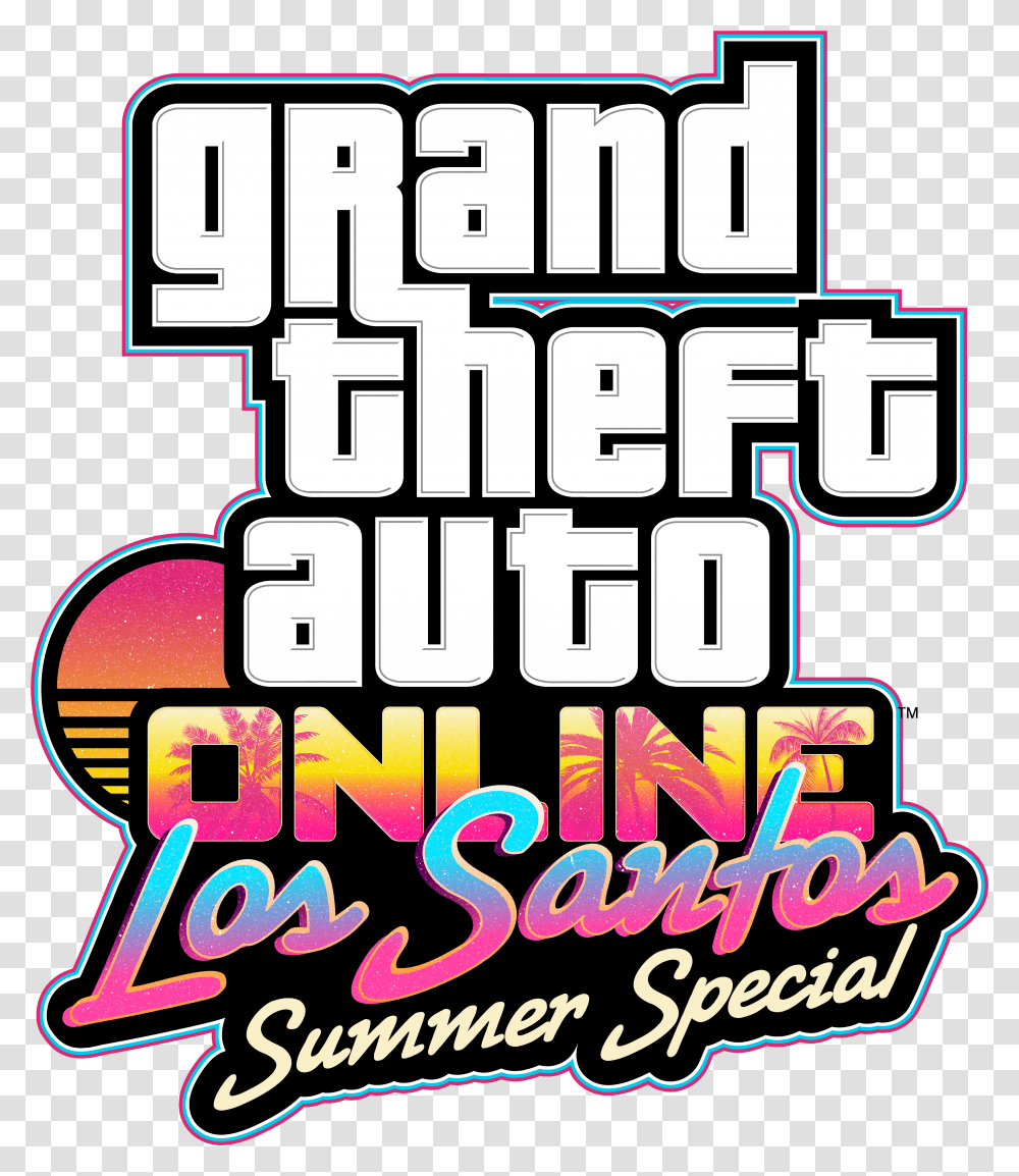 Years Of Gta Online Logos Logo, Grand Theft Auto, Flyer, Poster, Paper Transparent Png
