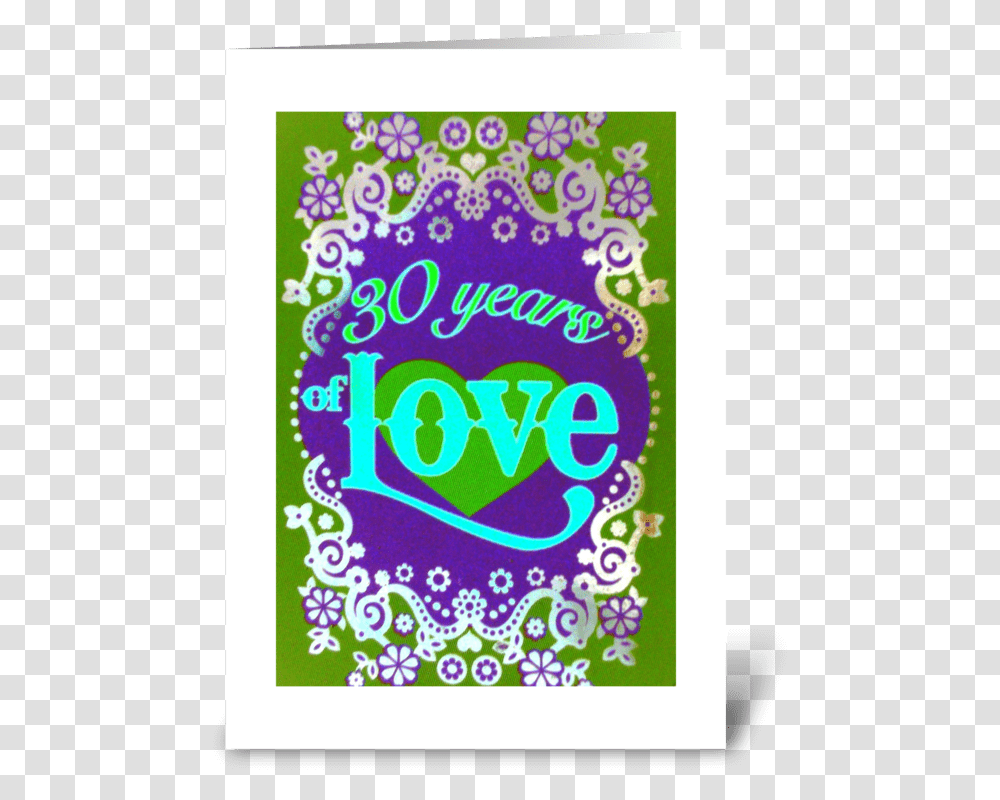 Years Of Love Happy Anniversary Greeting Card Greeting Card, Paper, Flyer Transparent Png
