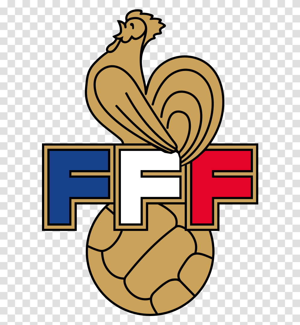 Years Old Full France Football Fff Logo History France Old Logo, Text, Cross, Symbol Transparent Png