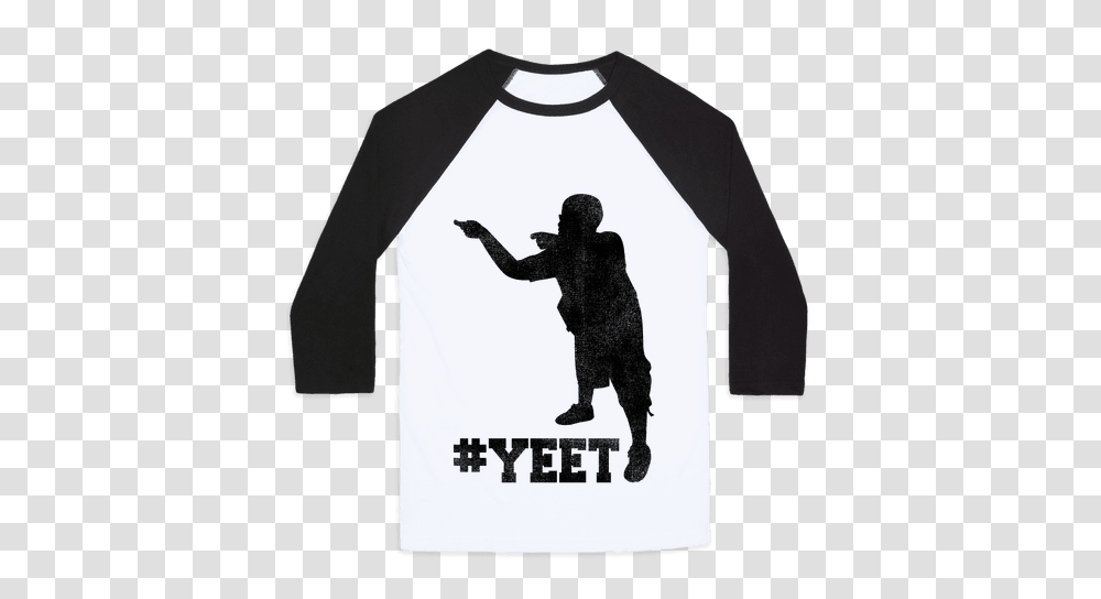 Yeet Baseball Tees Lookhuman, Sleeve, Apparel, Long Sleeve Transparent Png