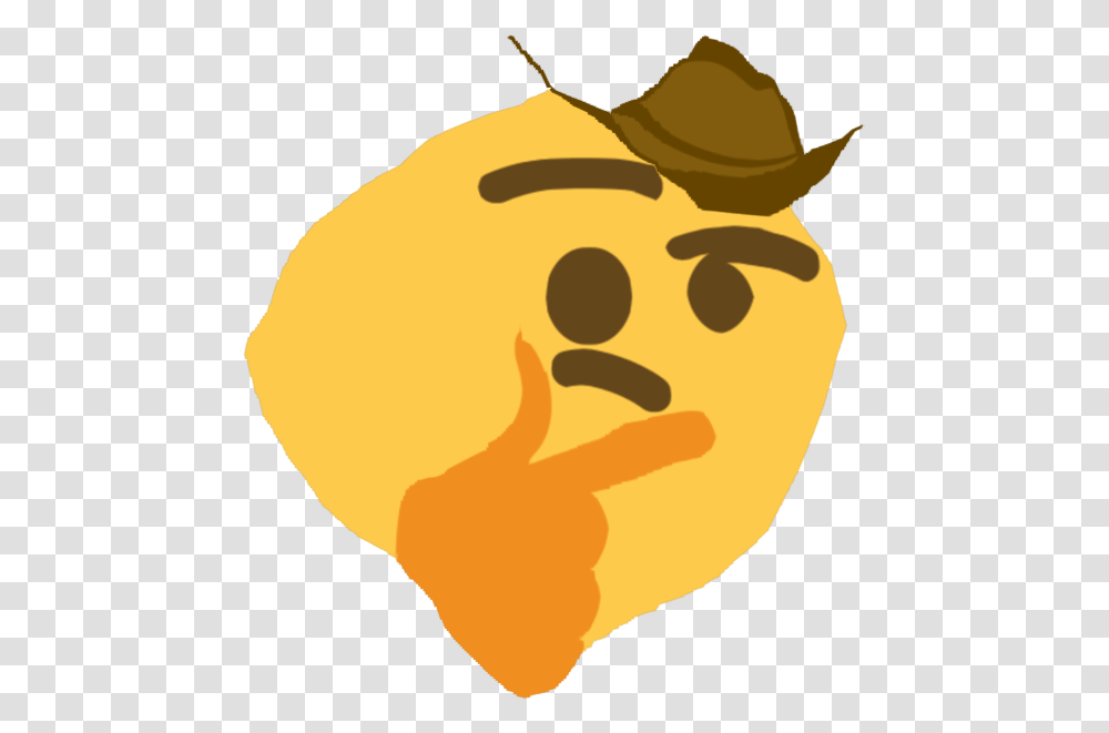Yeethonk Discord Emoji Sad Cowboy Emoji, Apparel, Cowboy Hat, Sun Hat Transparent Png