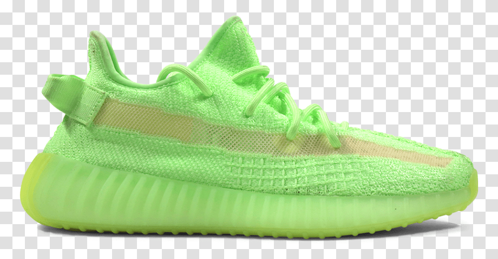 Yeezy 350 Glow, Shoe, Footwear, Apparel Transparent Png