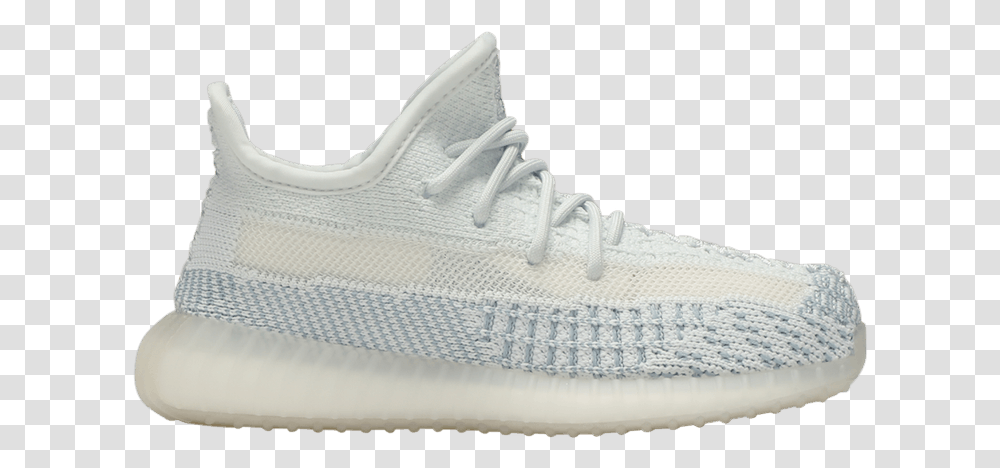 Yeezy 350 V2 Cloud White, Apparel, Shoe, Footwear Transparent Png