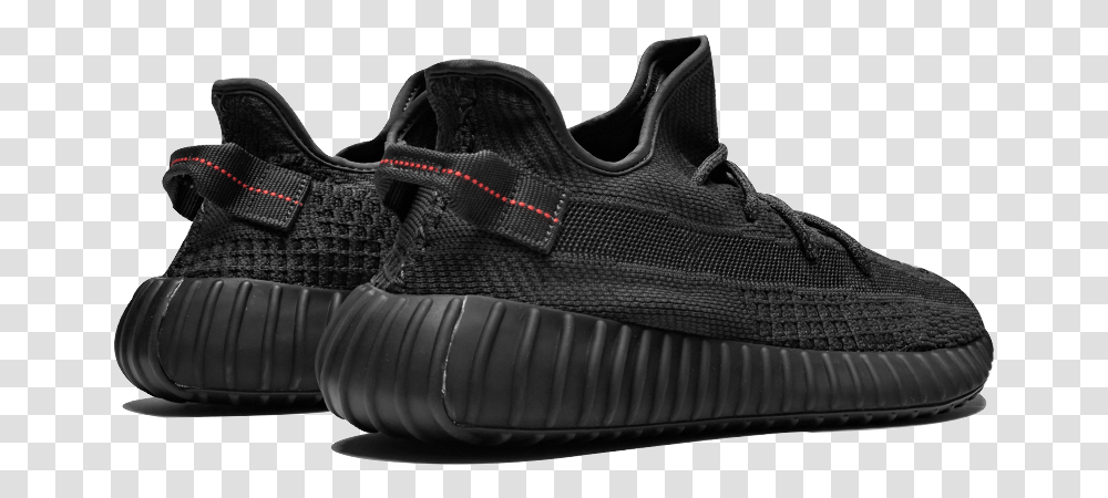 Yeezy Boost 350 V2 Black, Shoe, Footwear, Apparel Transparent Png