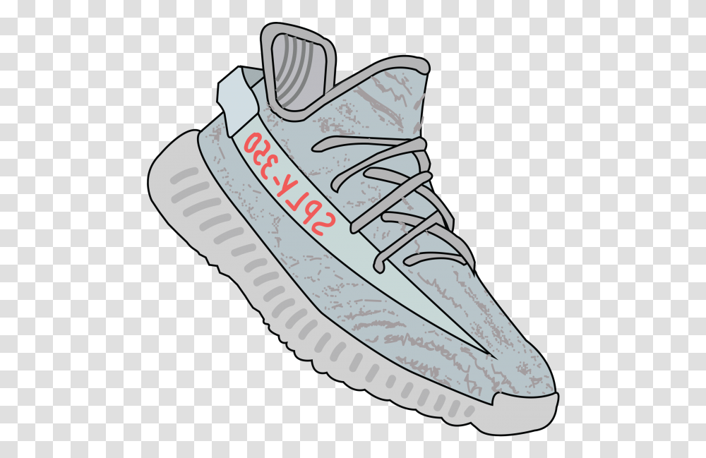 Yeezy Boost Blue Tint Official Images And Early Links Yeezy Clipart, Apparel, Footwear, Shoe Transparent Png