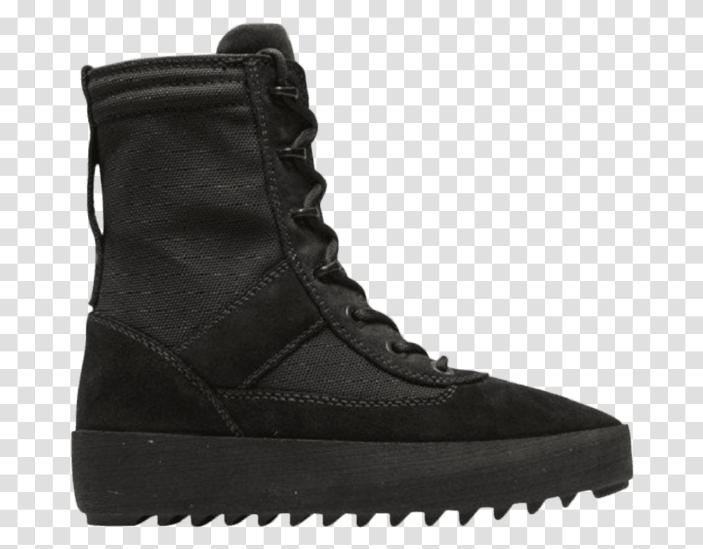Yeezy Season Wmns Military Boot Onyx, Apparel, Shoe, Footwear Transparent Png