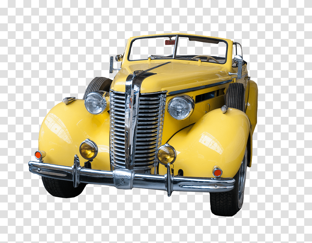 Yellow 960, Car, Vehicle, Transportation, Hot Rod Transparent Png