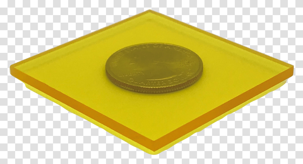 Yellow Acrylic For Laser Cutting - Makerstock Solid, Money, Coin, Nickel Transparent Png