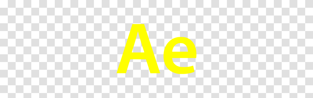 Yellow Adobe After Effects Icon, Logo, Trademark Transparent Png