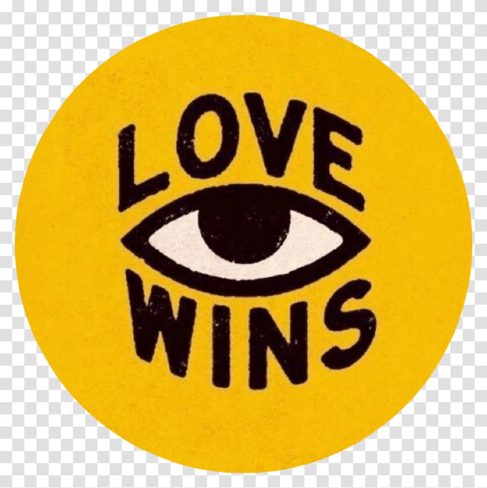 Yellow Aesthetic Circle Tumblr Lovewins Happy Transparent Png