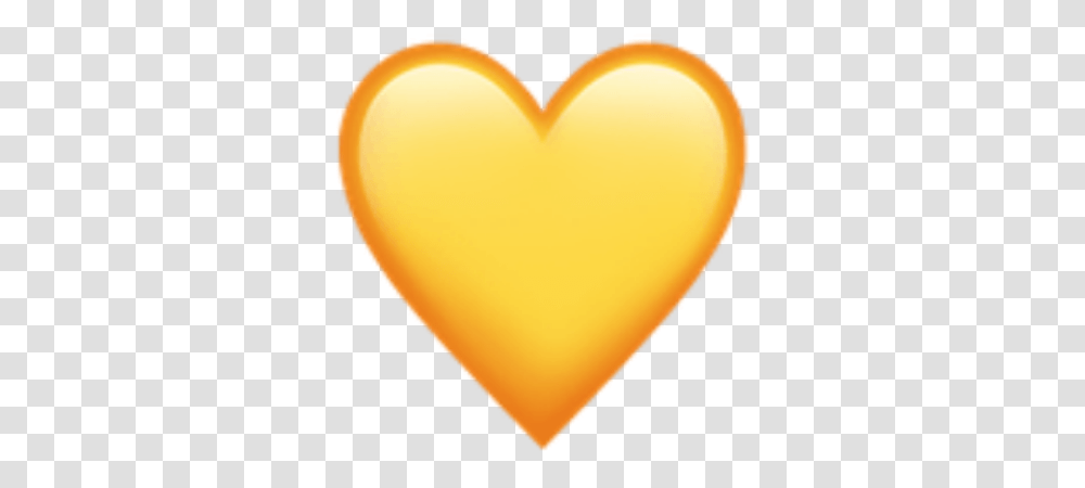 Yellow Aesthetic Tumblr Cute Sun Heart Hearts Emoji Yellow Heart Ios Emoji, Balloon, Plectrum Transparent Png