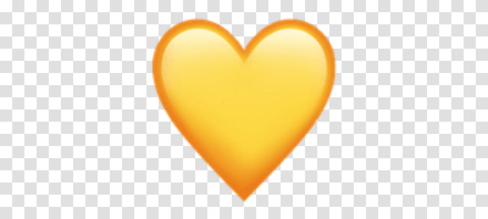 Yellow Aesthetic Tumblr Cute Sun Heart Yellow Heart Emoji Apple, Balloon, Plectrum Transparent Png