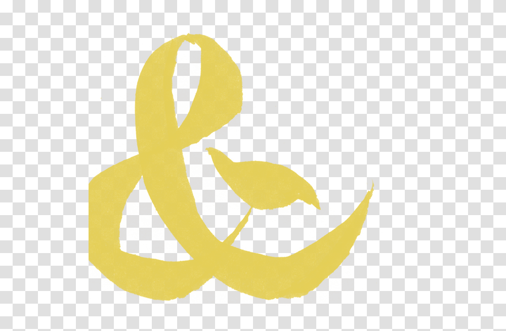 Yellow Ampersand Image With No Ampersand Yellow Background, Art, Drawing, Label, Text Transparent Png