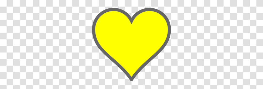 Yellow And Grey Heart Clip Art, Tennis Ball, Sport, Sports Transparent Png