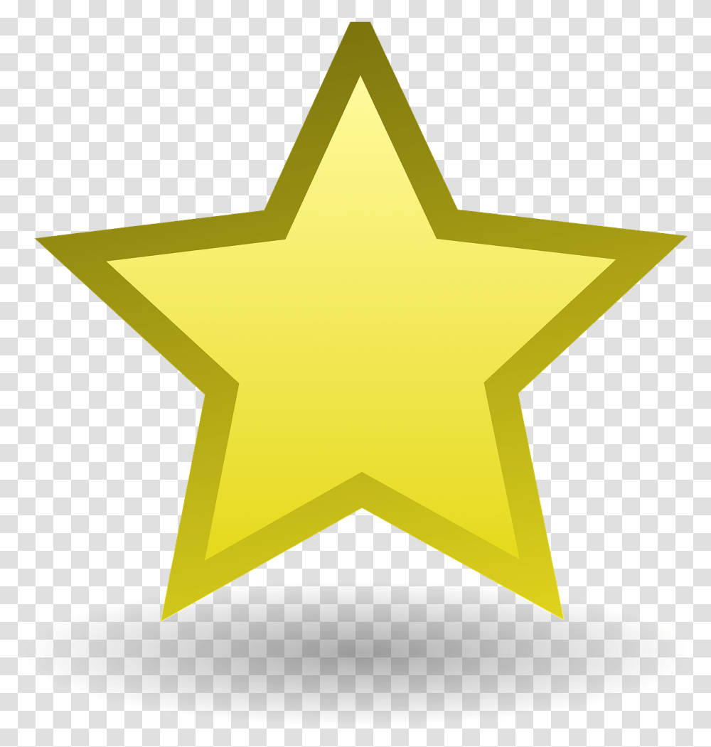 Yellow And Grey Star, Star Symbol, Cross Transparent Png
