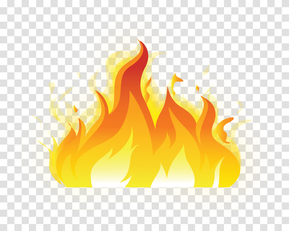 Yellow And Orange Flames, Fire, Food Transparent Png