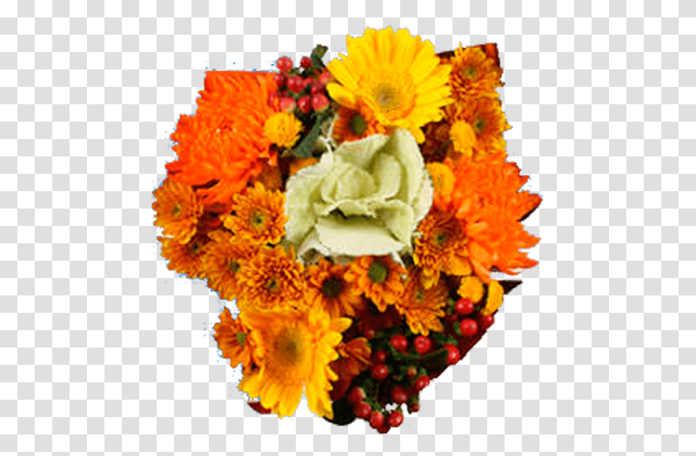 Yellow And Orange Flower Arrangements 8 Bouquets Bulk Lovely, Graphics, Art, Floral Design, Pattern Transparent Png