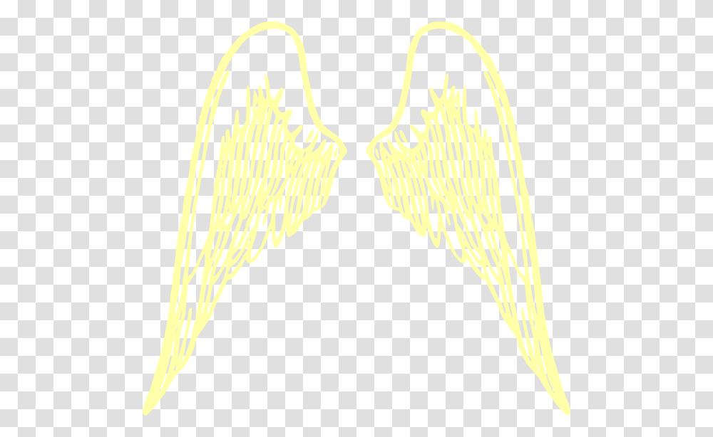 Yellow Angel Wings, Heart, Pattern, Path, Screen Transparent Png